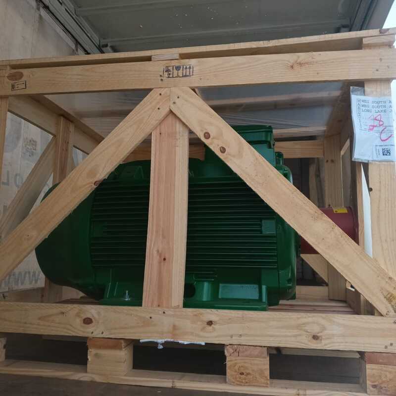 Mining Motor Delivery via Airfreight 